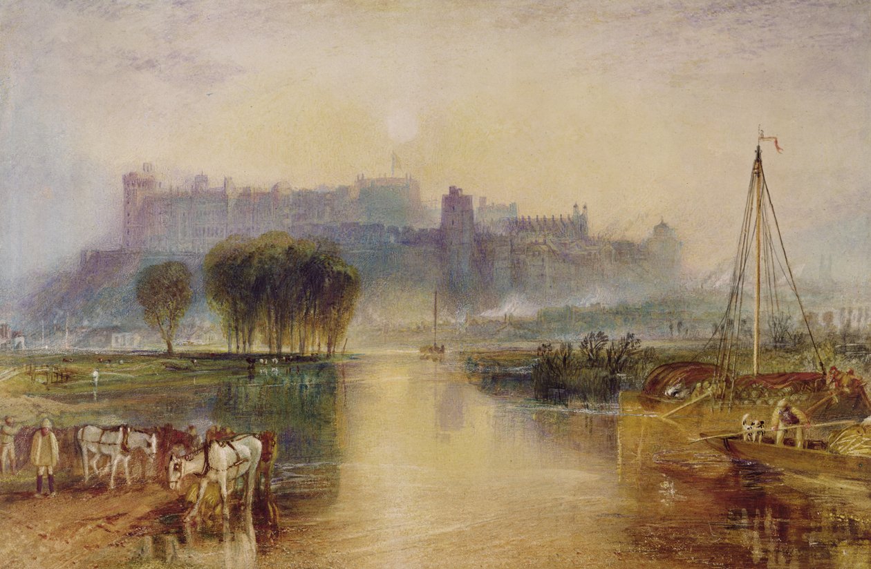 Castelo de Windsor, c.1829 de Joseph Mallord William Turner