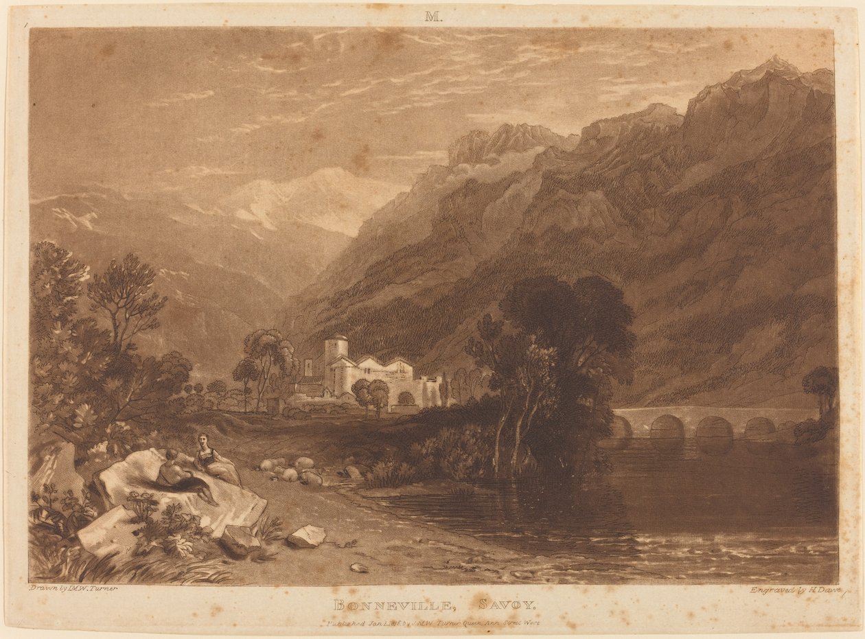Bonneville de Joseph Mallord William Turner and Henry Edward Dawe