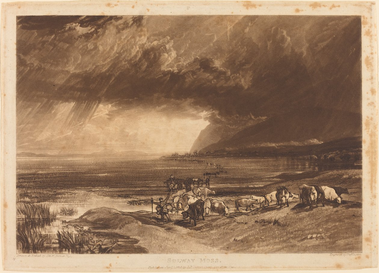 Musgo de Solway de Joseph Mallord William Turner and Thomas Goff Lupton
