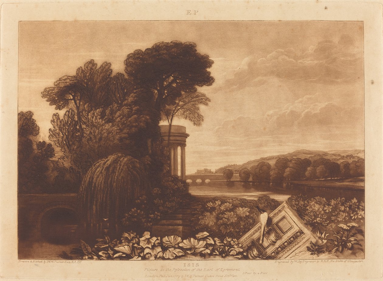 Ísis de Joseph Mallord William Turner and William Say