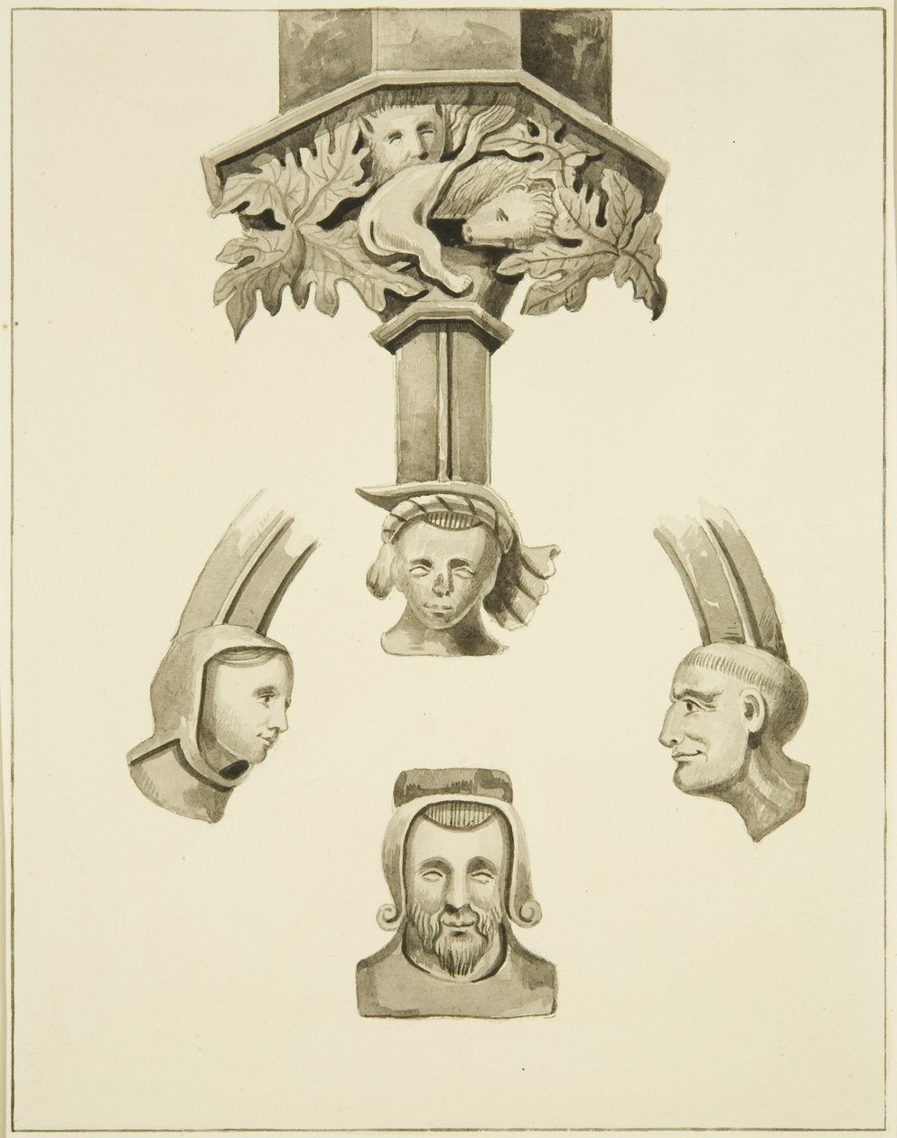 Corbels em St Mark