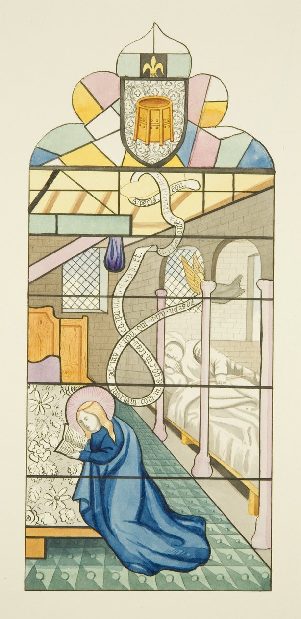 Detalhes do vitral de St Mark