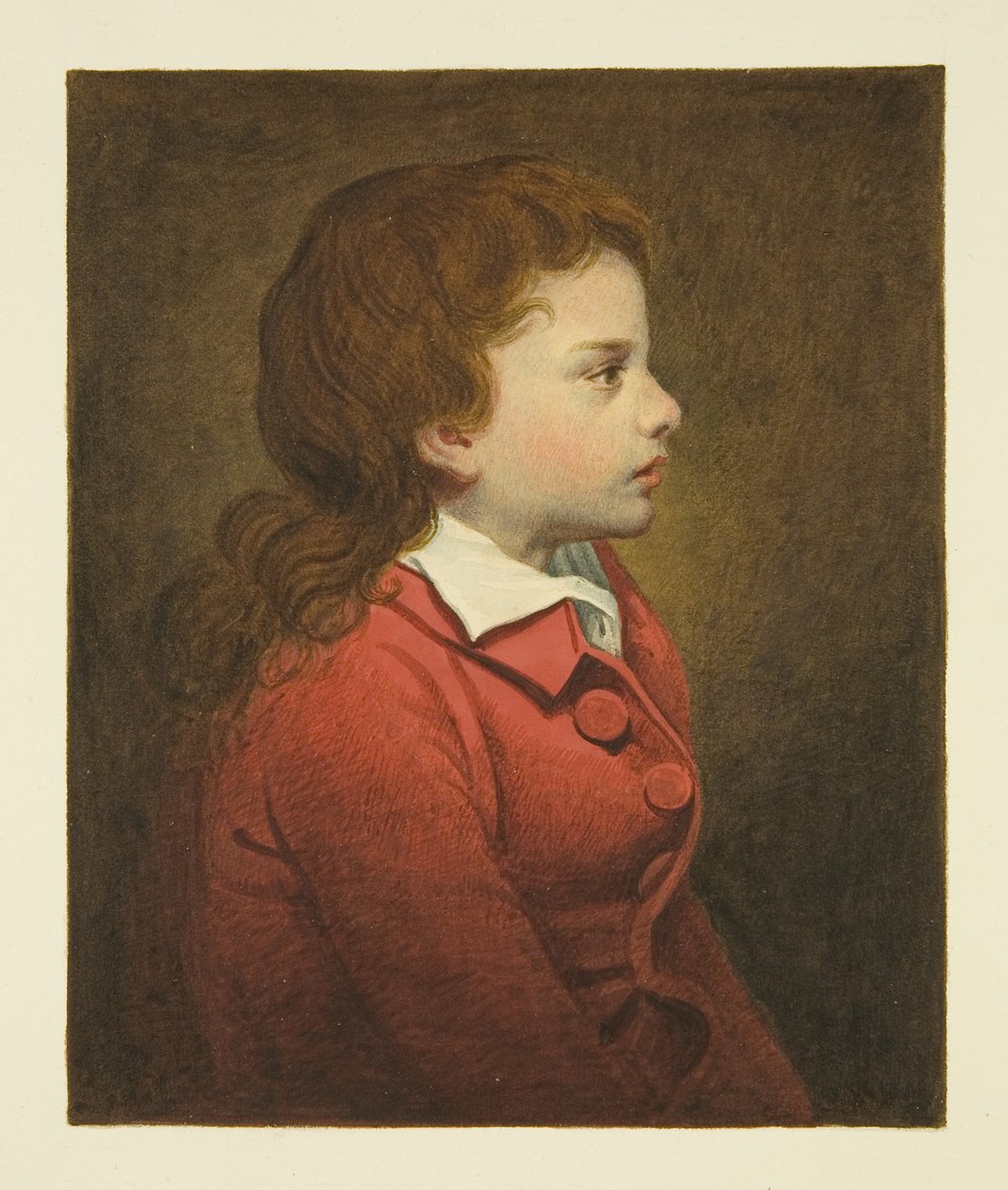 Suposto retrato de Chatterton (na verdade o filho de Morris, o artista) em St Mary Redcliffe de Joseph Manning