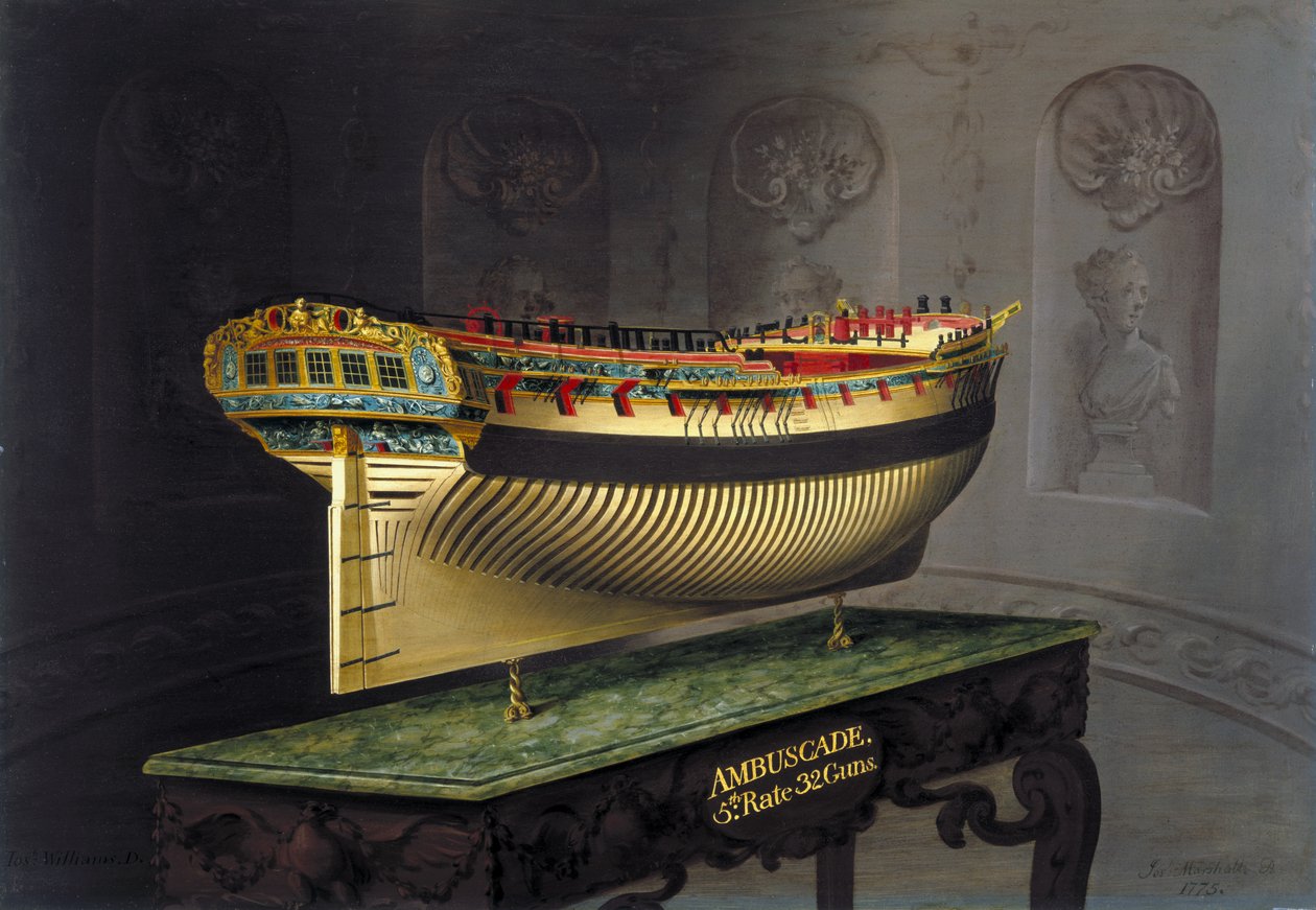 HMS Ambuscade, 1775 de Joseph Marshall