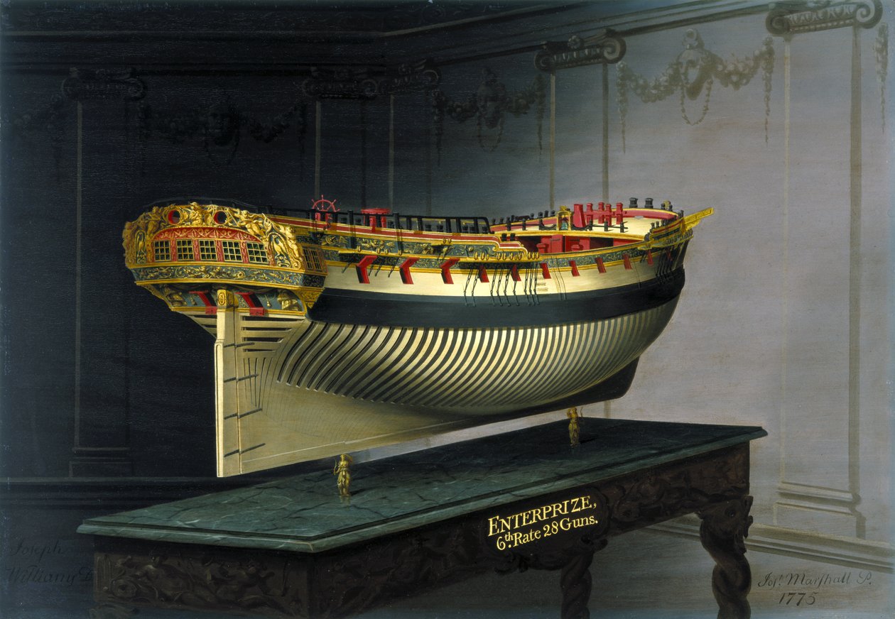 HMS Enterprise, 1775 de Joseph Marshall