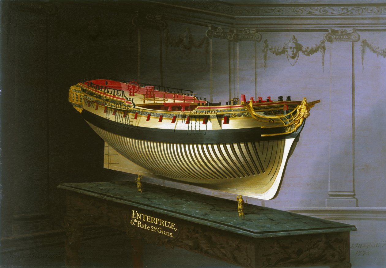 HMS Enterprise, 1775 de Joseph Marshall