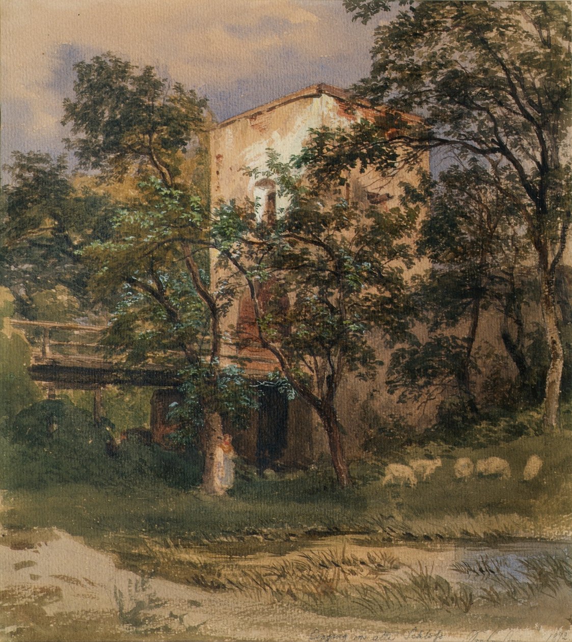 Entrada no Castelo de Seebenstein de Joseph Martin Höger