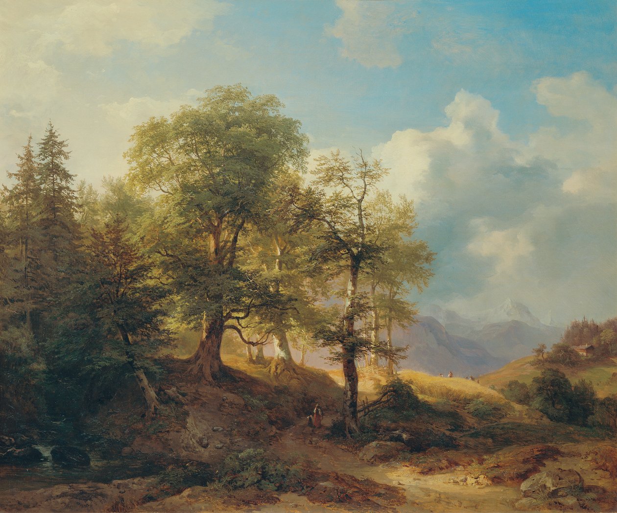 Paisagem de verão nas montanhas altas de Joseph Martin Höger