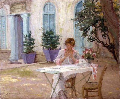 Pequeno almoço no Terraço de Joseph Milner Kite