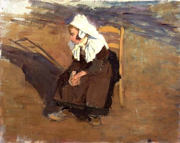Pensamentos nocturnos (óleo sobre tela) de Joseph Milner Kite