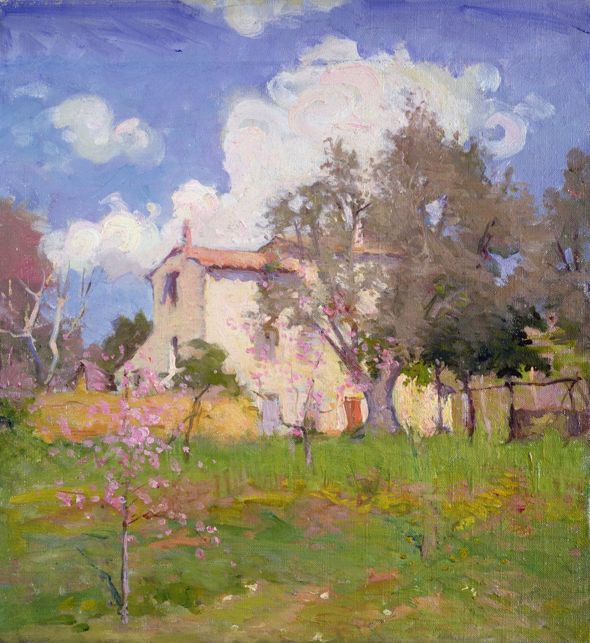 The Cottage Garden (óleo sobre tela) de Joseph Milner Kite