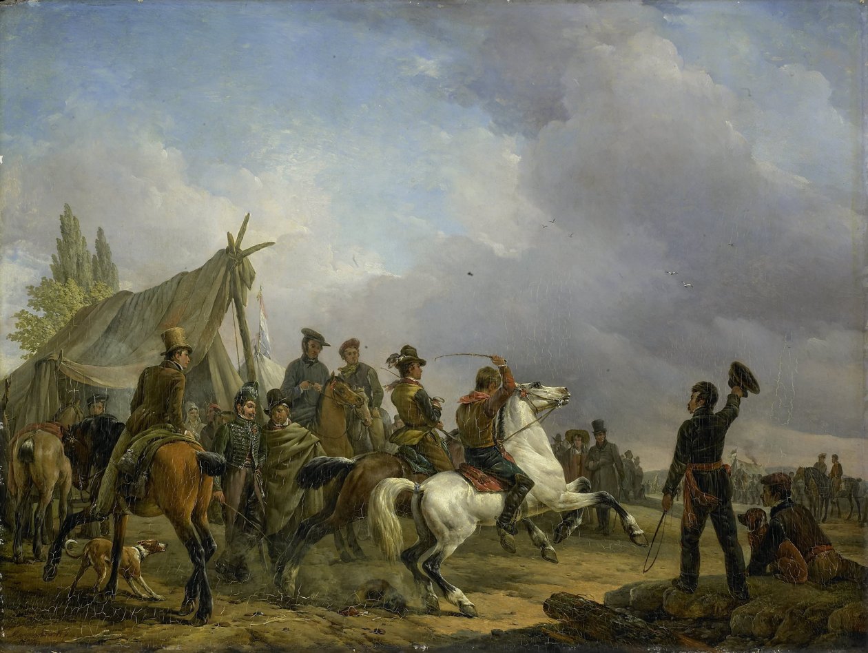 A corrida de cavalos de Joseph Moerenhout