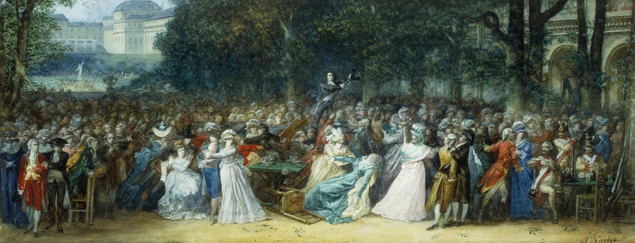 Camille Desmoulins no Palais Royale de Joseph Navlet