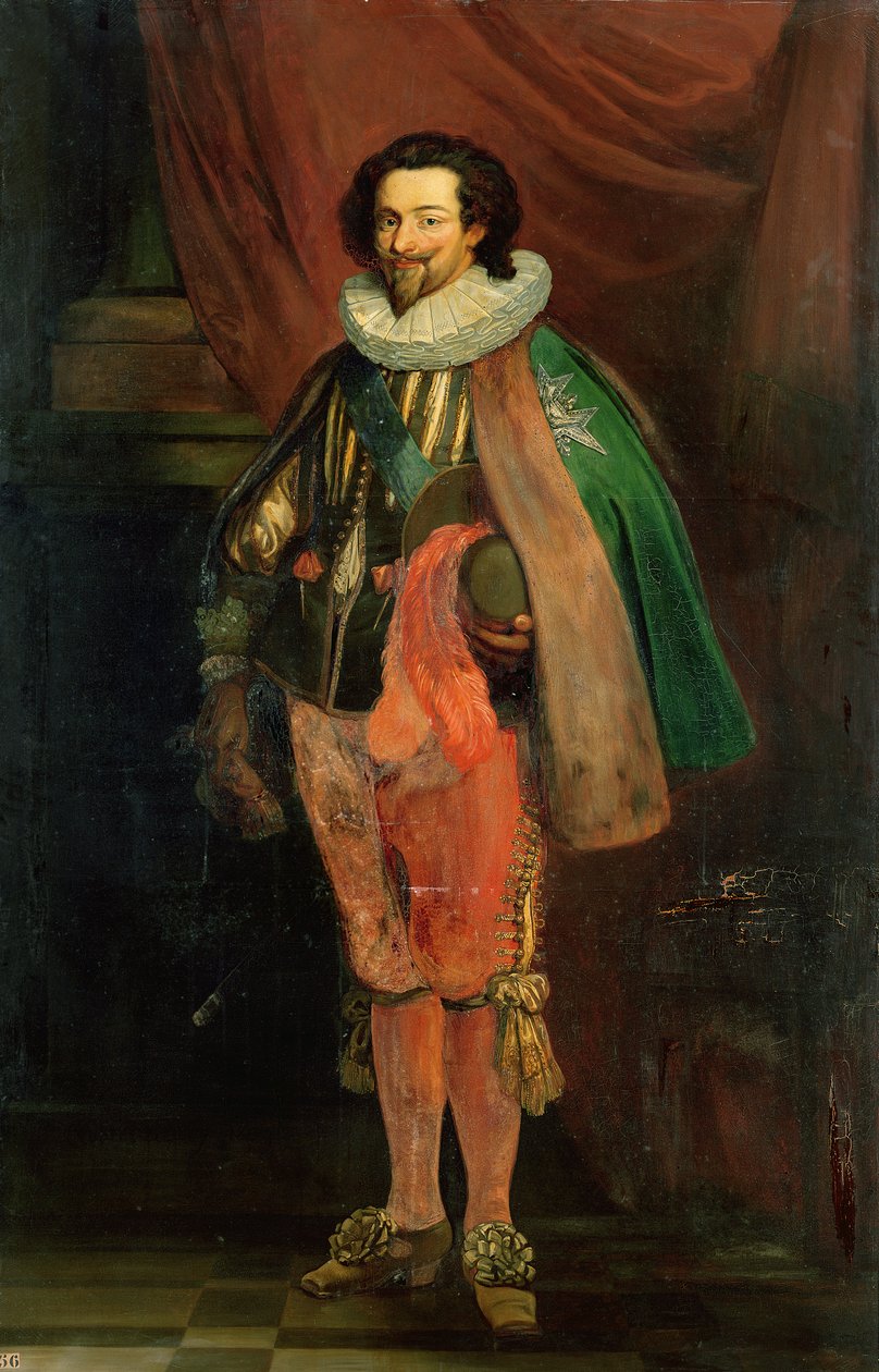 Charles d&39;Albert (1578-1621) Duque de Luynes, alto condestável e falcoeiro, 1834 de Joseph Nicolas Robert Fleury