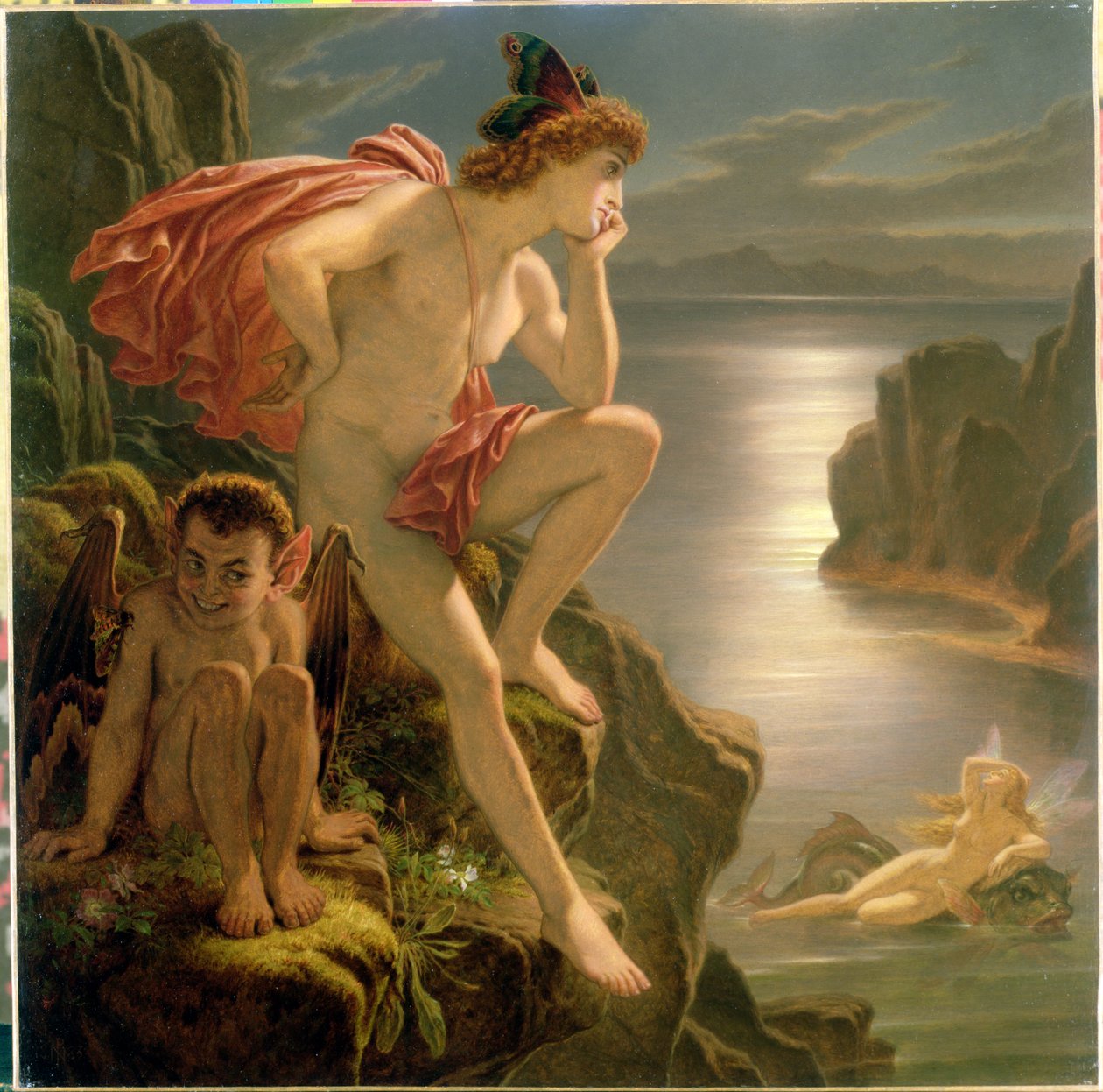 Oberon e a sereia de Joseph Noel Paton