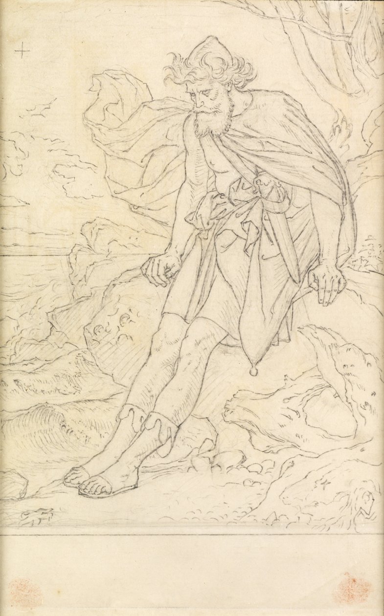 Ulisses em Ogygia de Joseph Noel Paton