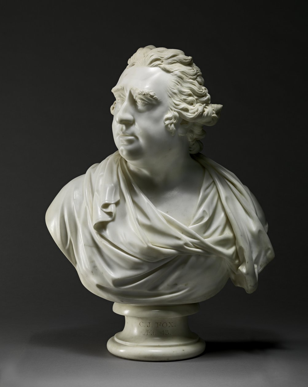 Charles James Fox (1749-1806) 1792 (mármore) de Joseph Nollekens
