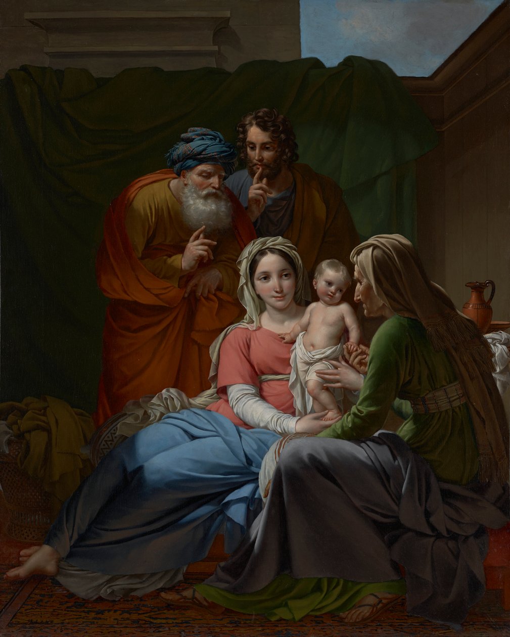A Sagrada Família, c.1820 de Joseph Paelinck