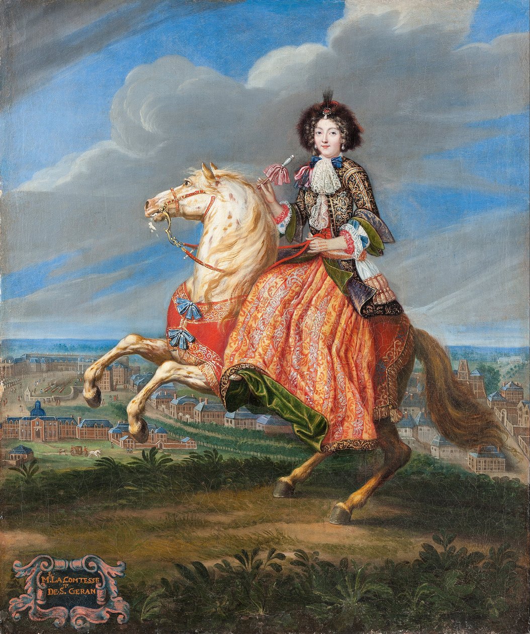 Madame La Comtesse de Saint Geran, c.1670 (óleo sobre tela) de Joseph Parrocel