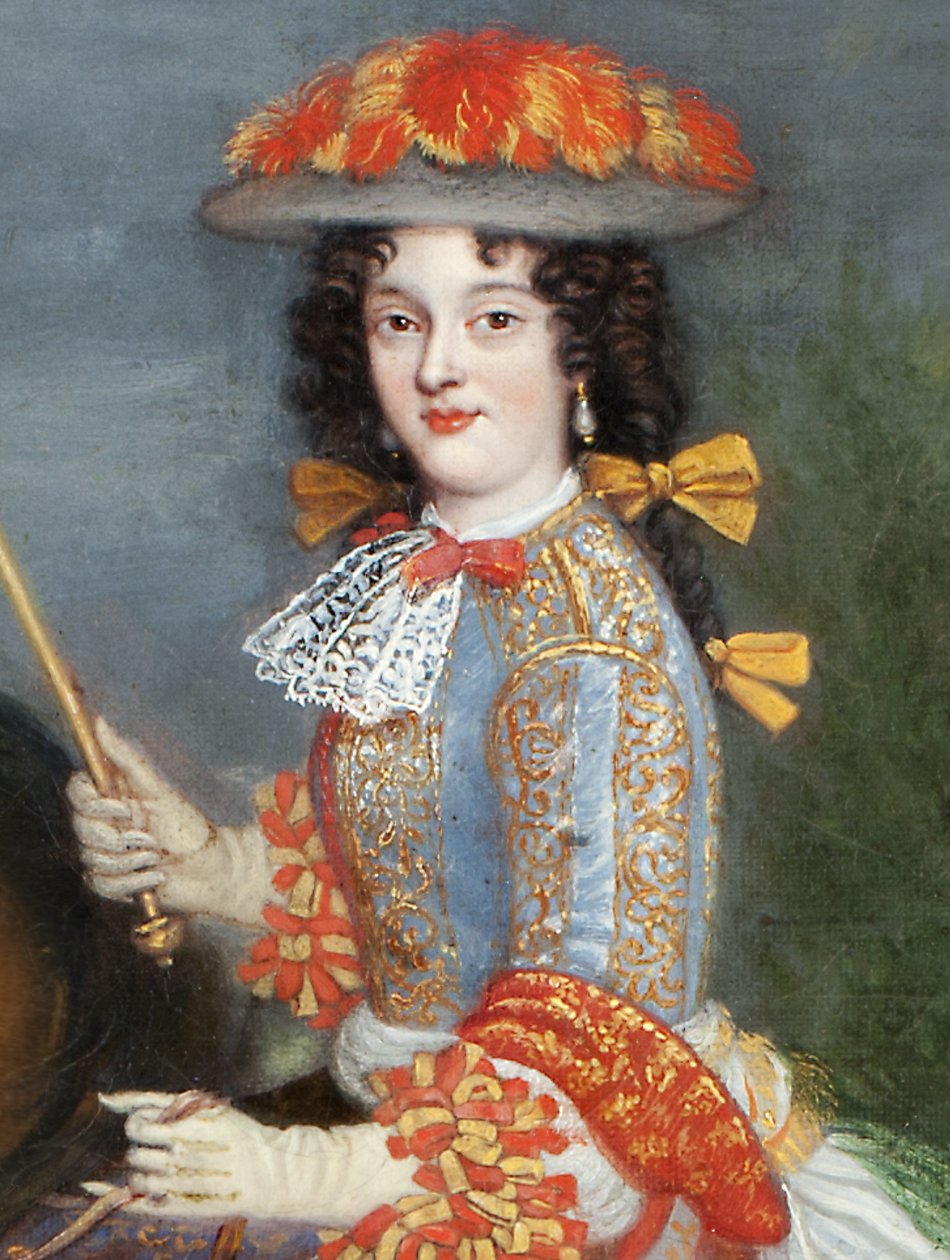 Parrocel - Marie Anne Mancini - Castelo de Skokloster (recortado-editado) de Joseph Parrocel