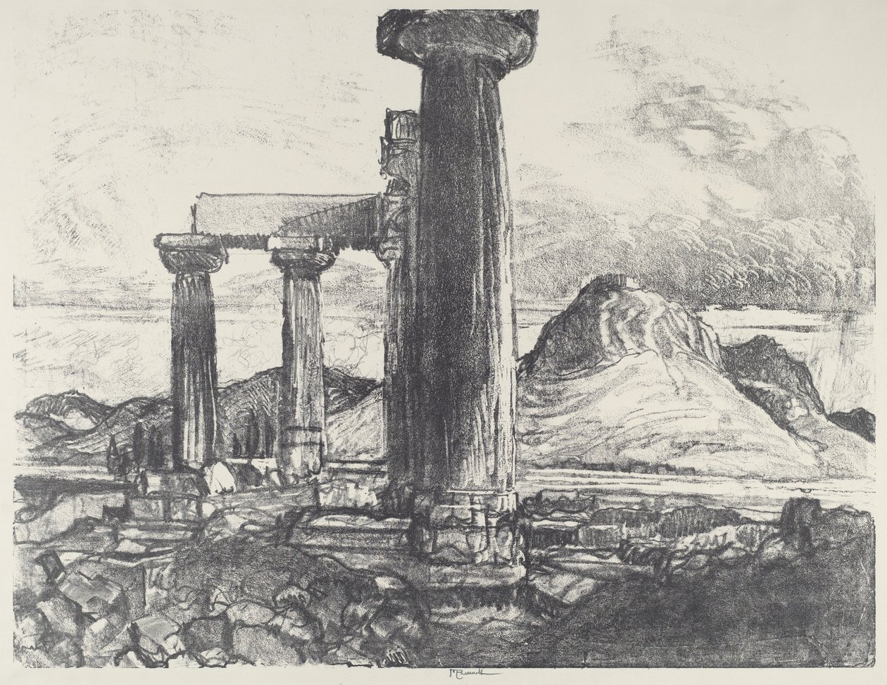 Acro, Corinto de Corinto de Joseph Pennell