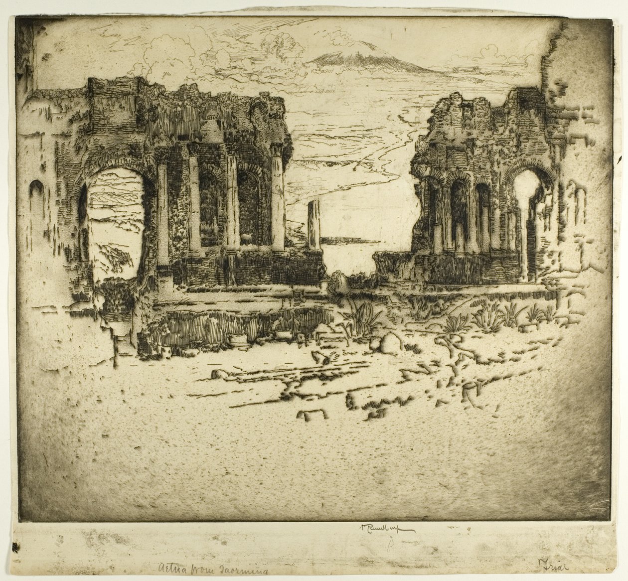 Aetna de Taormina de Joseph Pennell
