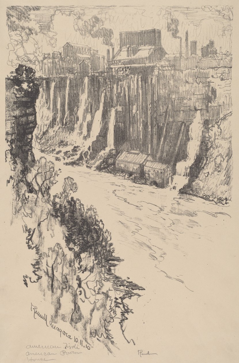 Tivoli Americano, 1910. de Joseph Pennell