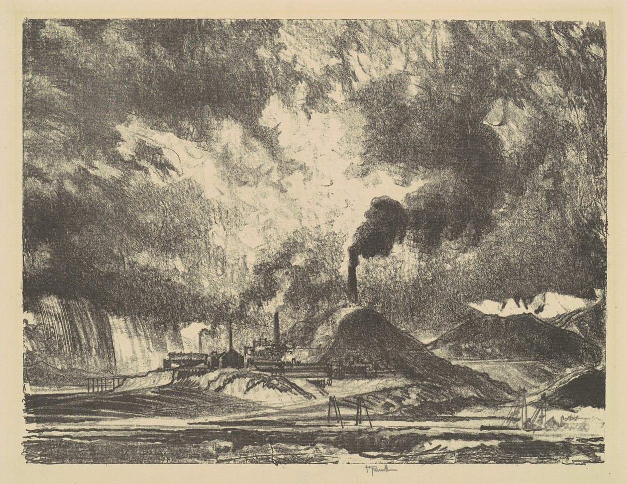 Anaconda, Montana, 1915. de Joseph Pennell