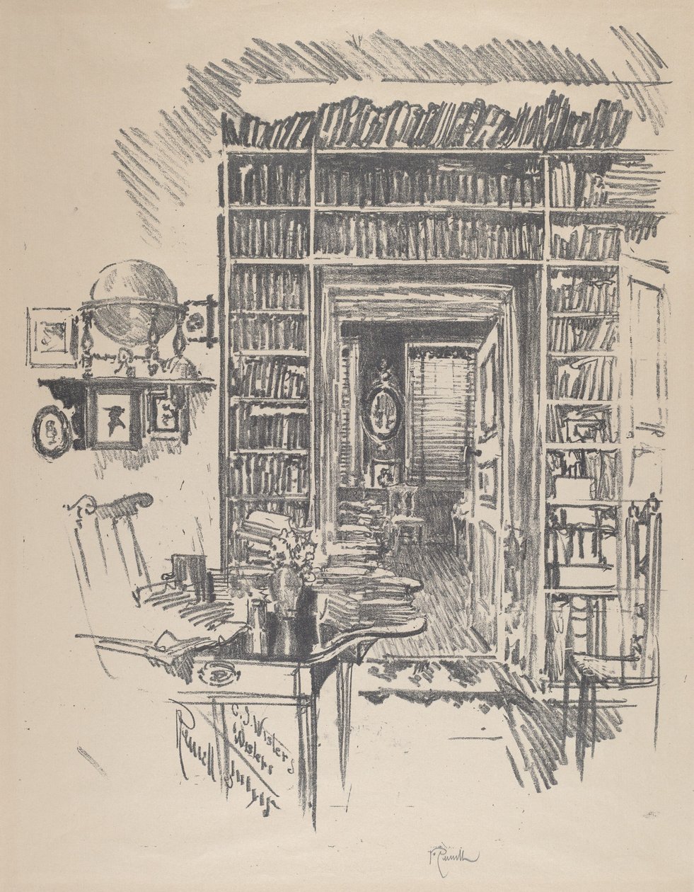 Biblioteca do Dr. Wister de Joseph Pennell