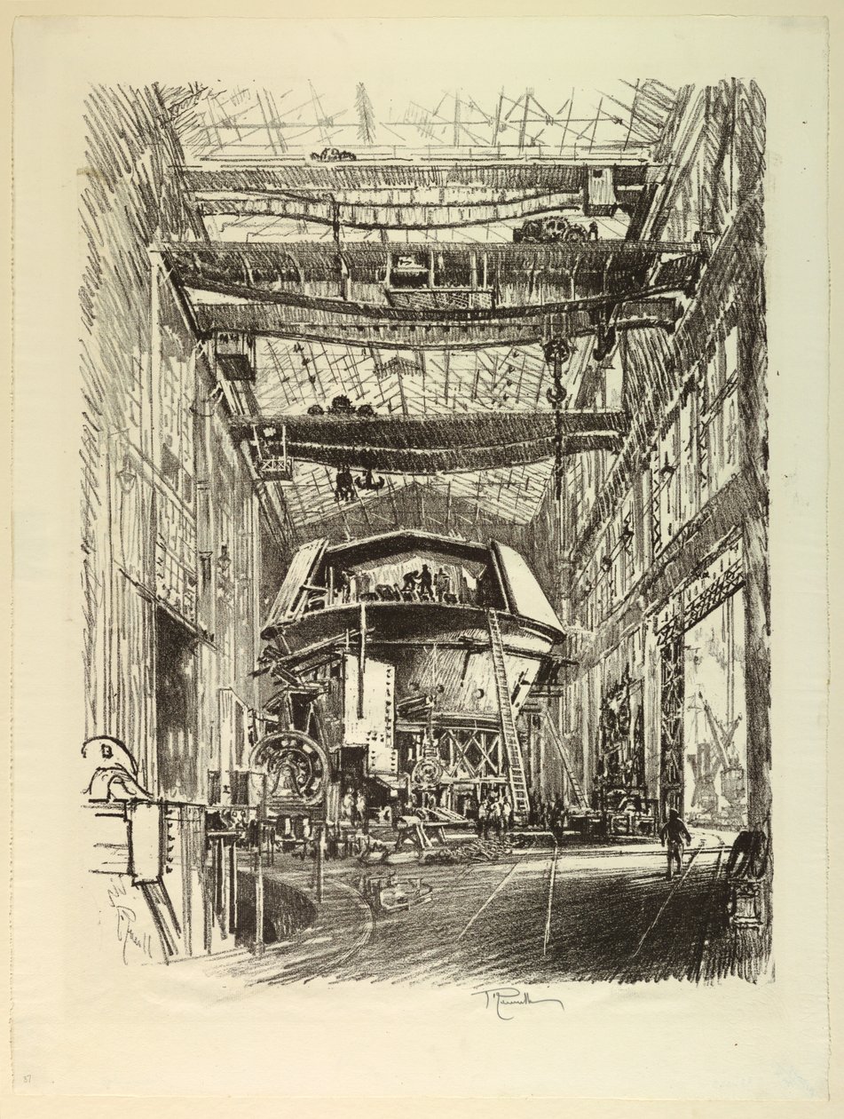 Construindo a Grande Torreta de Joseph Pennell