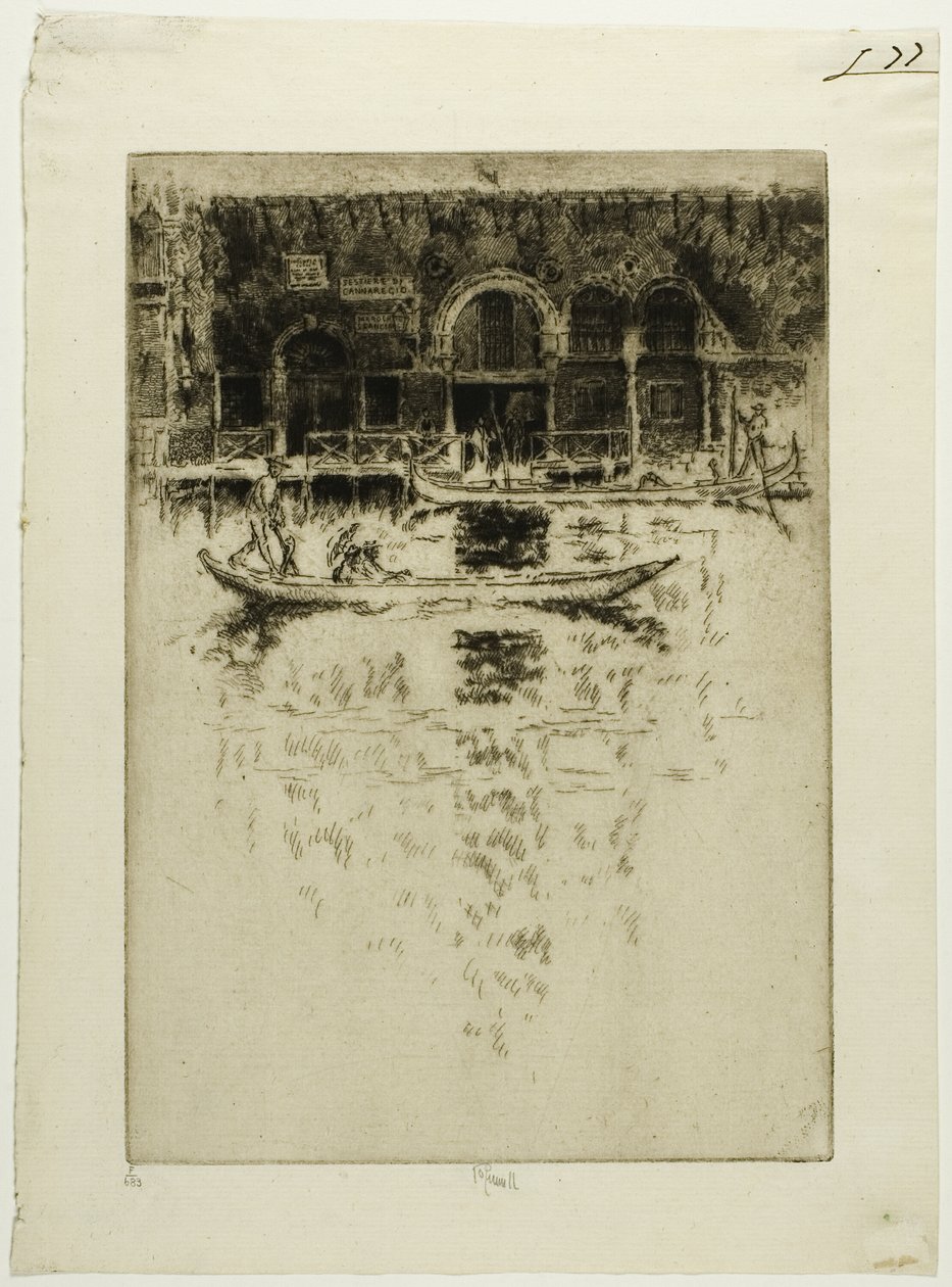 Palácio bizantino, Veneza de Joseph Pennell