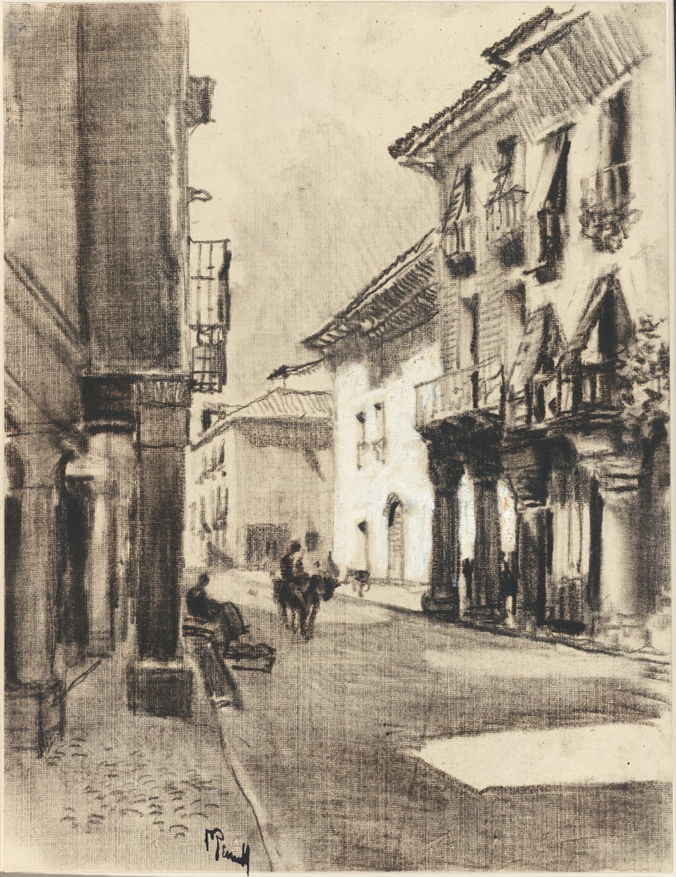 Calle Mayor Alcalá de Joseph Pennell