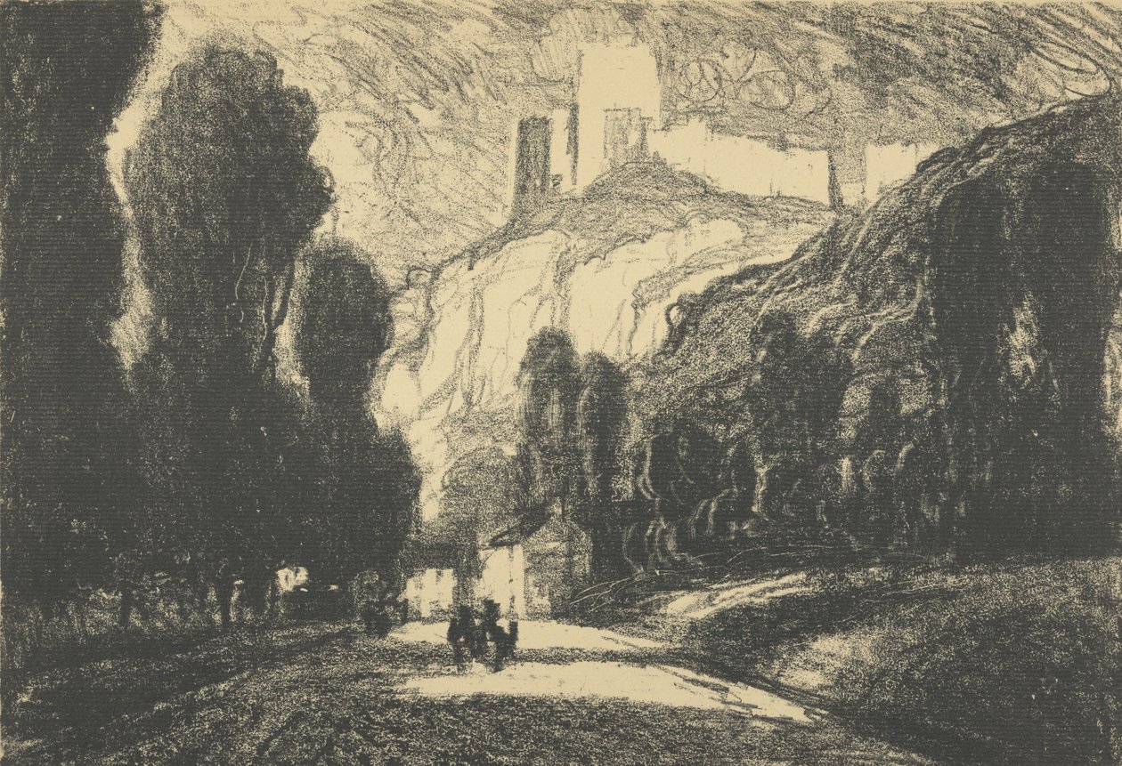 Château Gaillard de Joseph Pennell