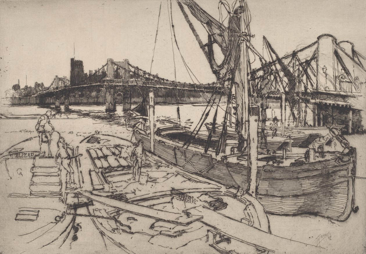 Chelsea, No. II, 1886. de Joseph Pennell