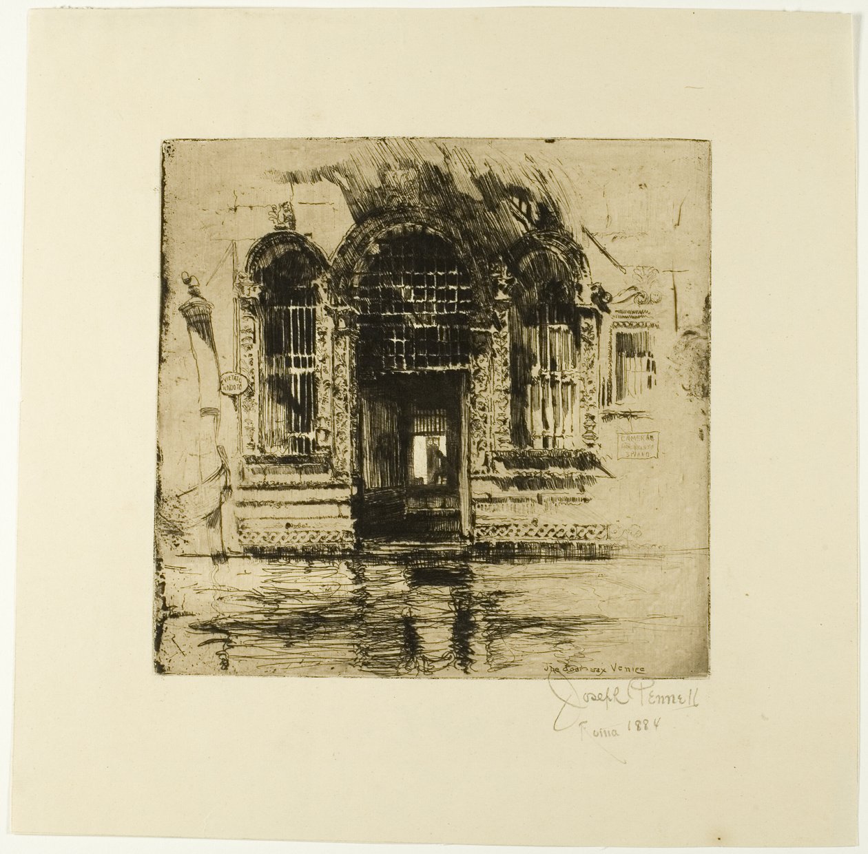 Entrada, Veneza de Joseph Pennell