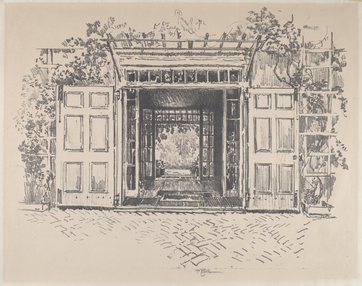 Entrada, Wyck de Joseph Pennell