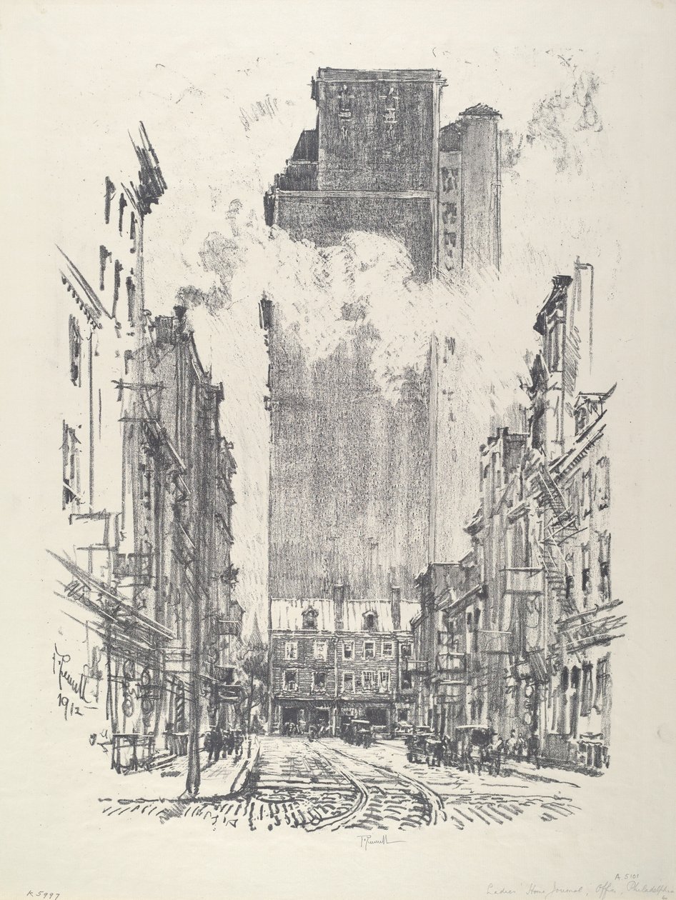 Rua Sansom de Joseph Pennell
