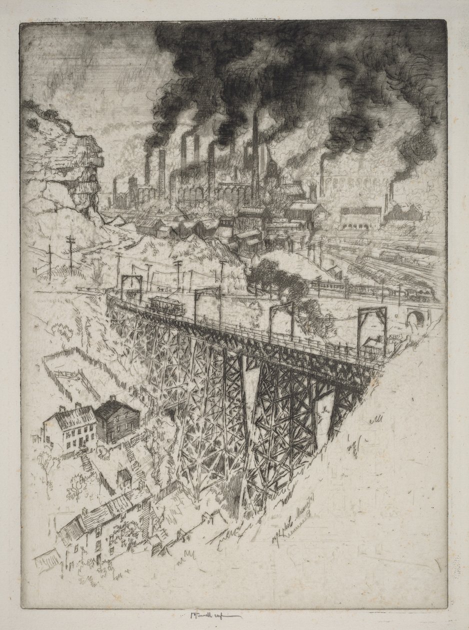Fábricas Edgar Thomson, Bessemer de Joseph Pennell