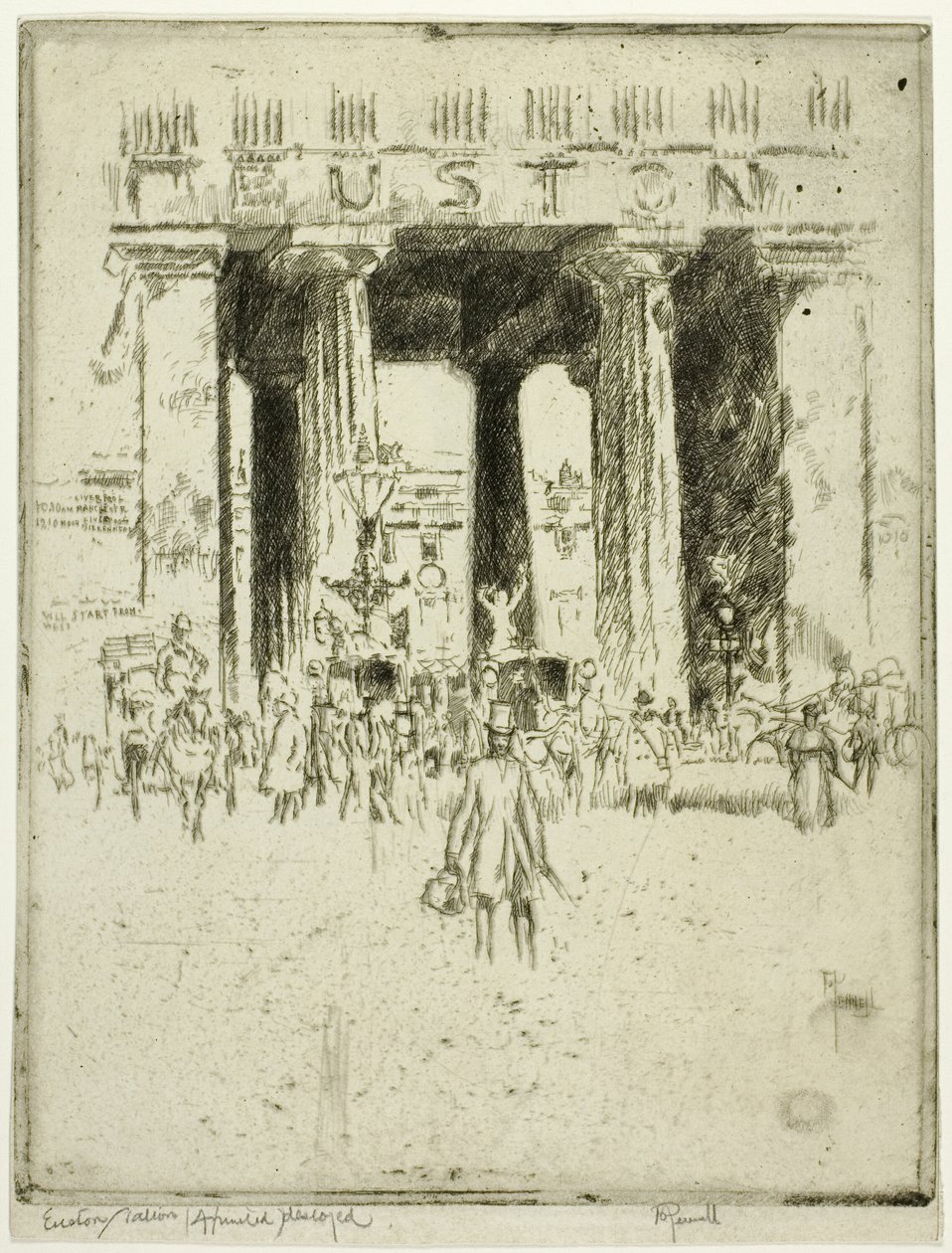 Euston de Joseph Pennell