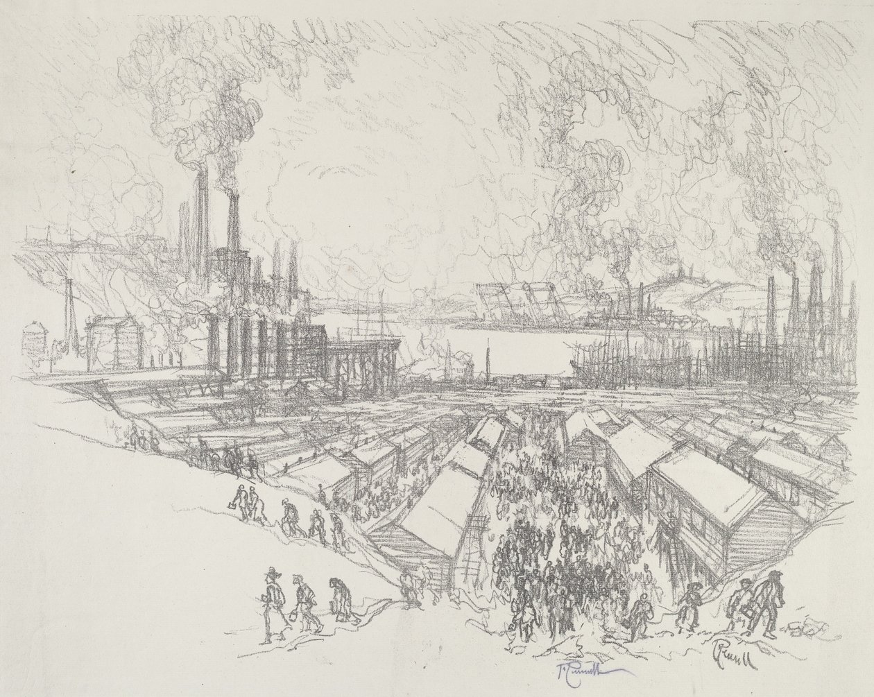 Cinco horas de Joseph Pennell