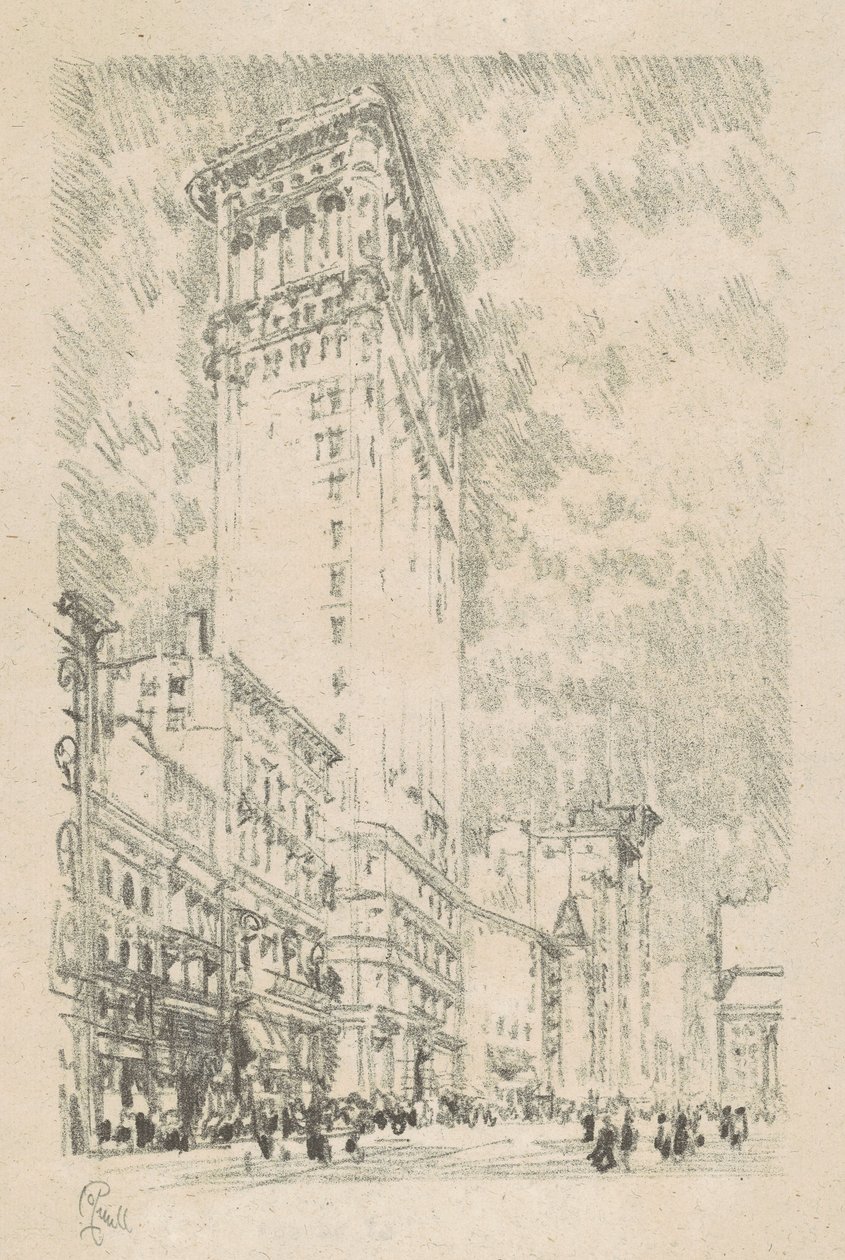 Edifício Flatiron de Joseph Pennell