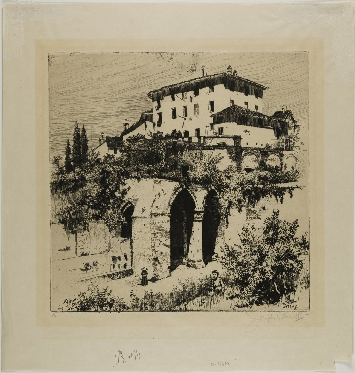 Fonte Nuova, Siena de Joseph Pennell
