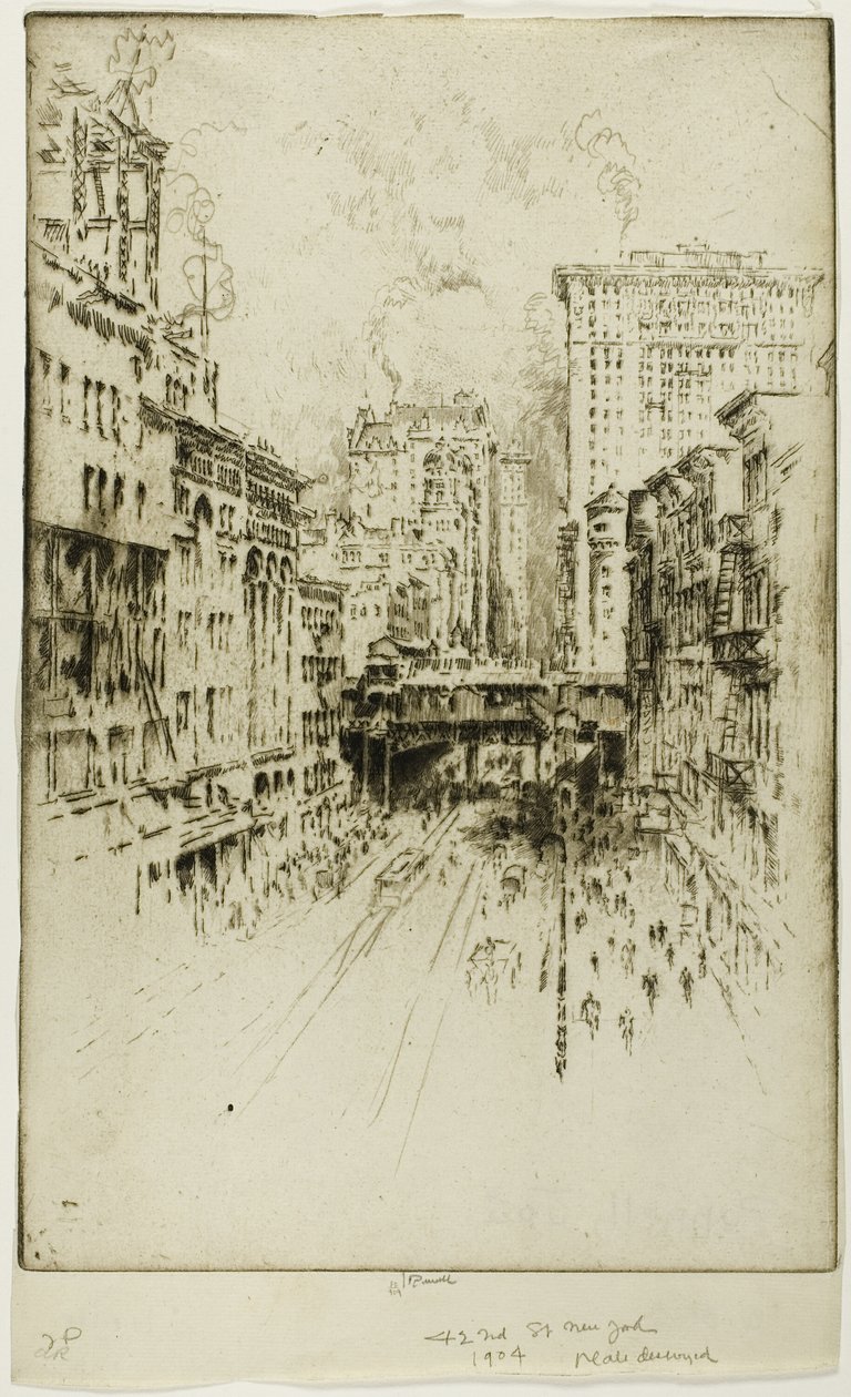 Rua Quarenta e Dois de Joseph Pennell