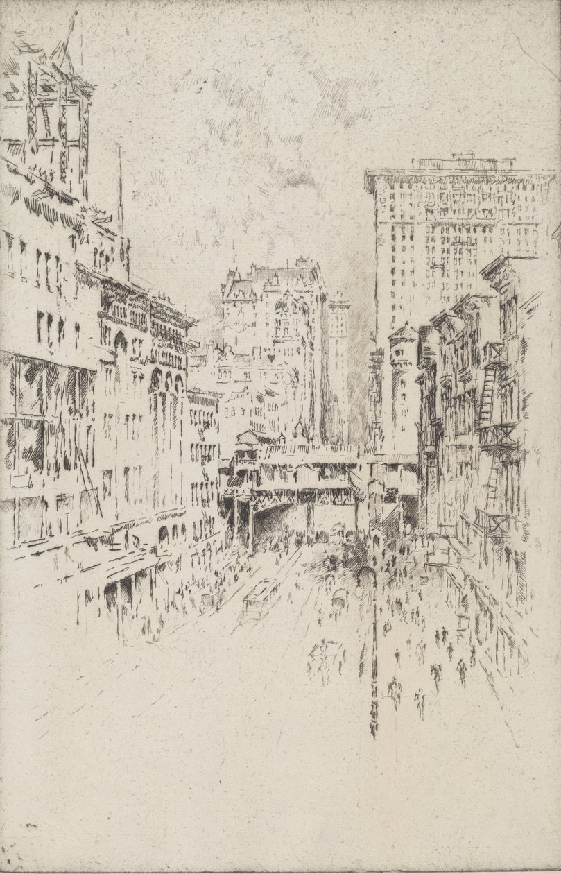 Rua Quarenta-Segunda, 1904. de Joseph Pennell