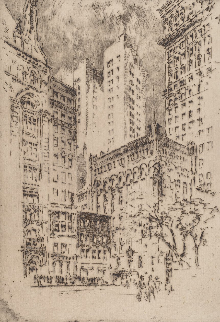 Four-Story House, 1904. de Joseph Pennell