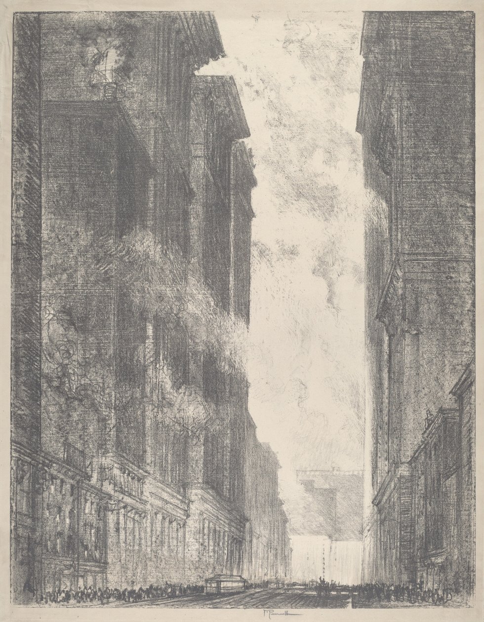 Quarta Avenida, 1910. de Joseph Pennell