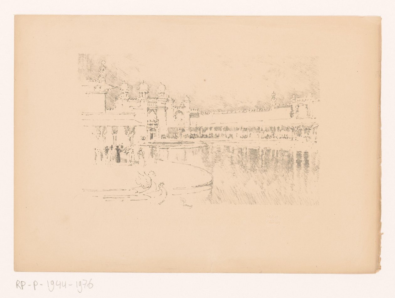 Vista da lagoa de Joseph Pennell