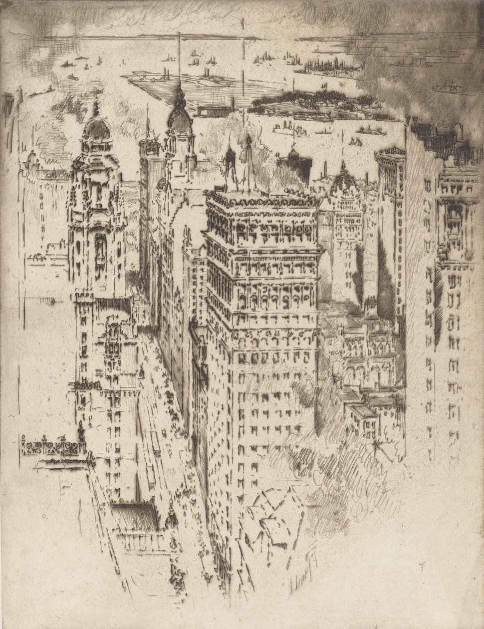 Golden Cornice, No.II, 1915. de Joseph Pennell