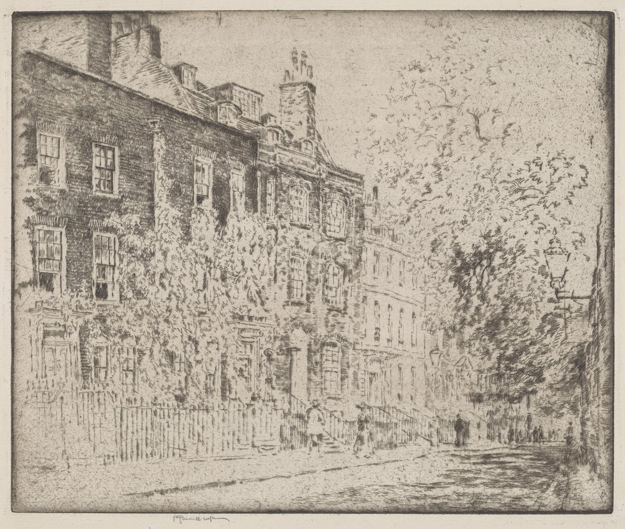 Great College Street, Westminster de Joseph Pennell