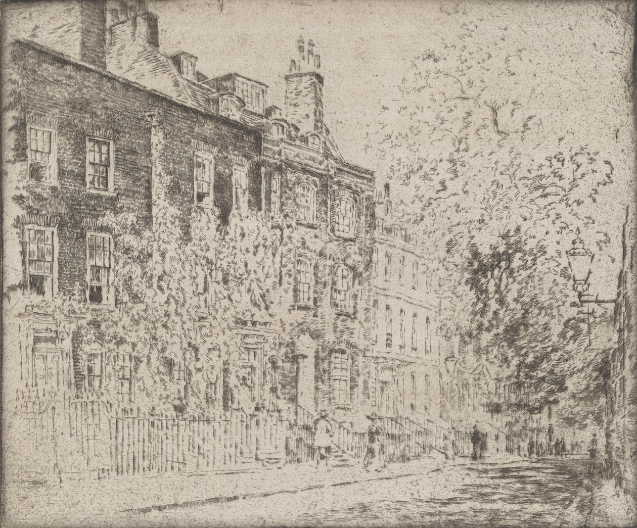 Great College Street, Westminster, 1904. de Joseph Pennell